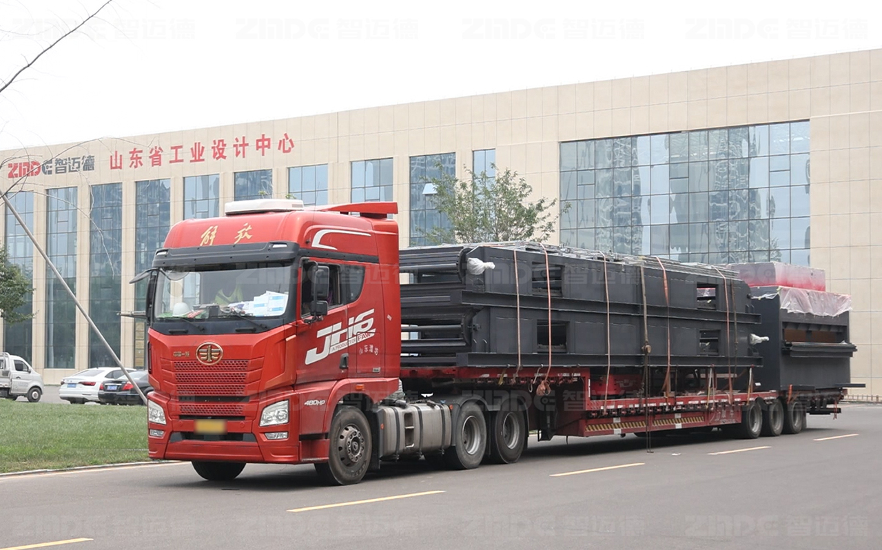 裝車發貨，智邁德雅涂輥道式噴涂生產線助力客戶智能化生產